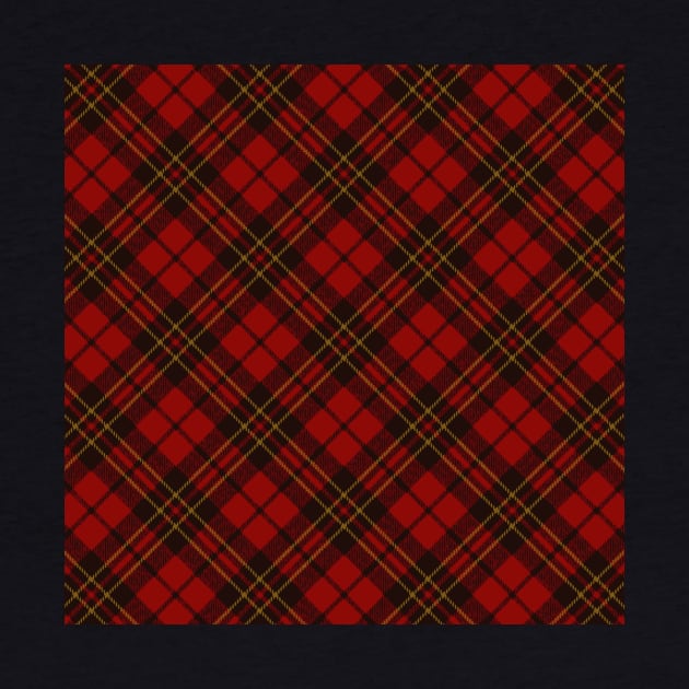 Red tartan plaid winter Christmas pattern by PLdesign